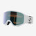 AKSIUM2.0SPHOTOCHROMIC- White goggles with a blue lens on a white background