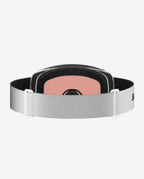 AKSIUM2.0SPHOTOCHROMIC- White goggles with a blue lens on a white background