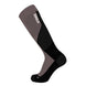 PerformanceSkiSock- A pair of Atomic Performance Adult Ski Socks in blue and black, featuring reinforced heel and toe areas and a snug fit design for comfort and support.