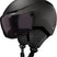 Jr.ReventVisor-Black helmet with visor and 'Atomic' branding on a white background