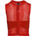 LiveShieldAmidLiteVest-Red protective vest with mesh design on a white background