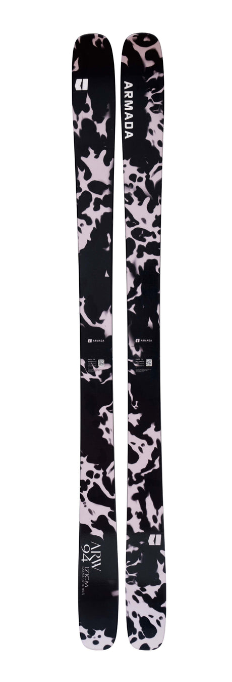 ARW94- Multicolored ski on a white background