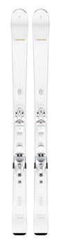 AbsolutJoySLR- White and gold ski on a white background