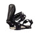 Acacia-Black snowboard bindings with 'Arbor' branding on a white background