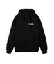 AdvancedHoodie-Black hoodie on a white background 