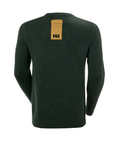 AftonKnitSweater-Green sweater with 'APRÈS' text on a white background