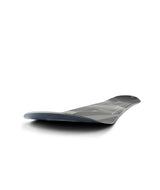 Agenda- Black and grey snowboard on a white background