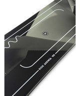 Agenda- Black and grey snowboard on a white background