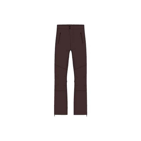 AlessandraPant- Brown ski pants on a white background