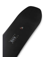 Algorythm- Black multicolored snowboard on a white background