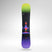 Alias-A snowboard with a vibrant cosmic design, featuring a black background with a green-to-purple gradient at the top and bottom, and a colorful rocket launching from an erupting volcano in the center. The brand name 'ROSSIGNOL' is visible near the top.