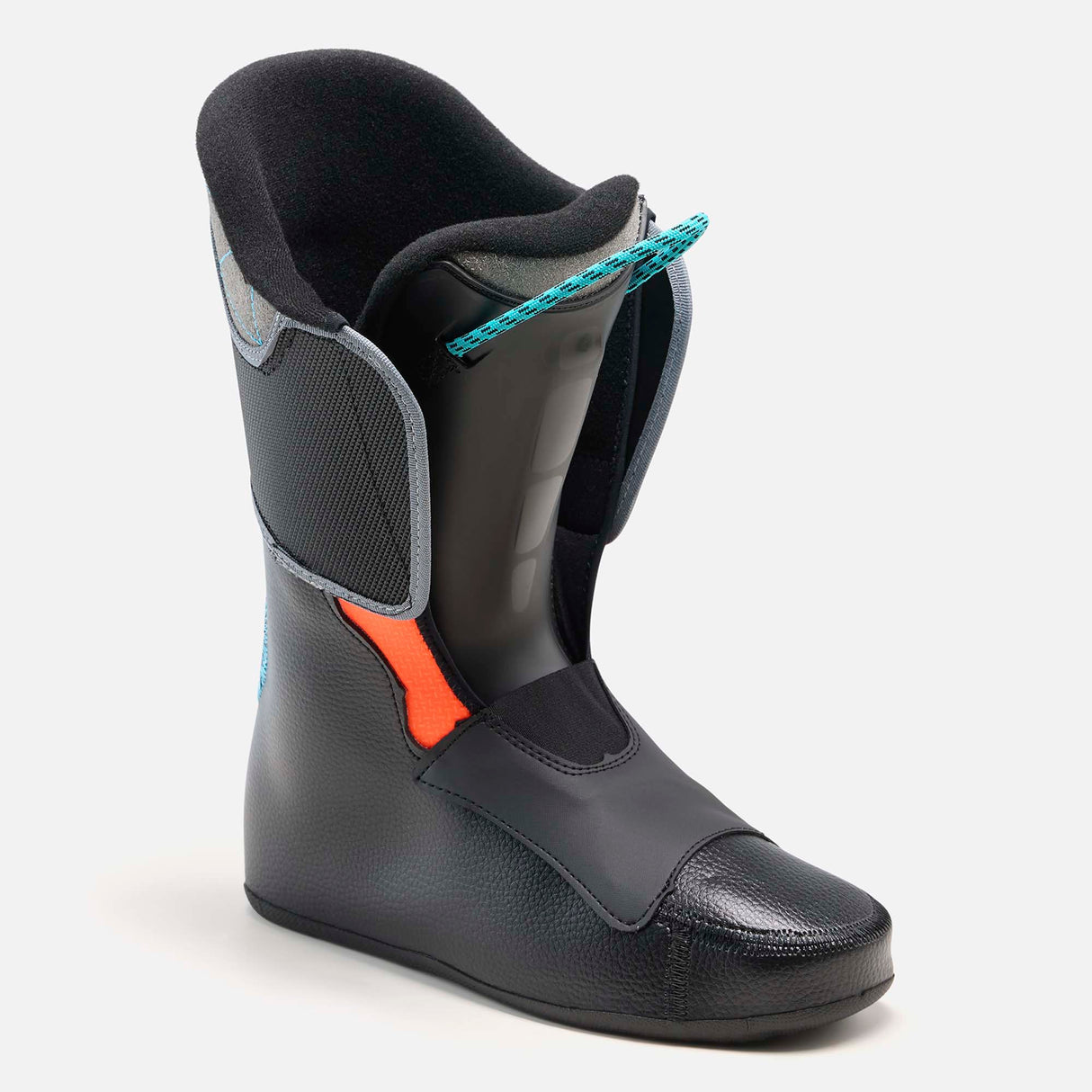 Alltrack90HVBOA- Black inner liner of the ski boot on a white background 