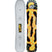Almanac- White multicolored snowboard on a white background