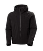Alpha4.0Jacket-Black jacket with a hood on a white background