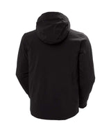 Alpha4.0Jacket-Black jacket with a hood on a white background