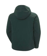 Alpha4.0Jacket-Green jacket with a hood on a white background