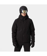 Alpha4.0Jacket-Black jacket with a hood on a white background