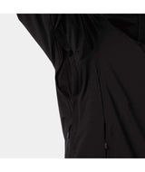 Alpha4.0Jacket-Black jacket with a hood on a white background