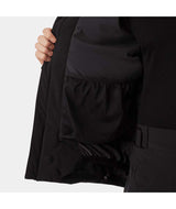 Alpha4.0Jacket-Black jacket with a hood on a white background