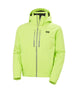 AlphaLifaloftJacket-Green hooded jacket with brand logo on a white background