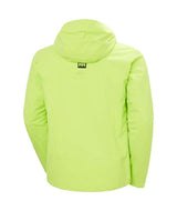 AlphaLifaloftJacket-Green hooded jacket with brand logo on a white background