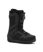 Anthem- Black snowboard boot on a white background