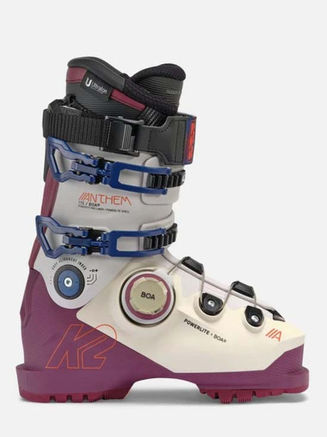 Anthem115BOA- Ski boot on a white background
