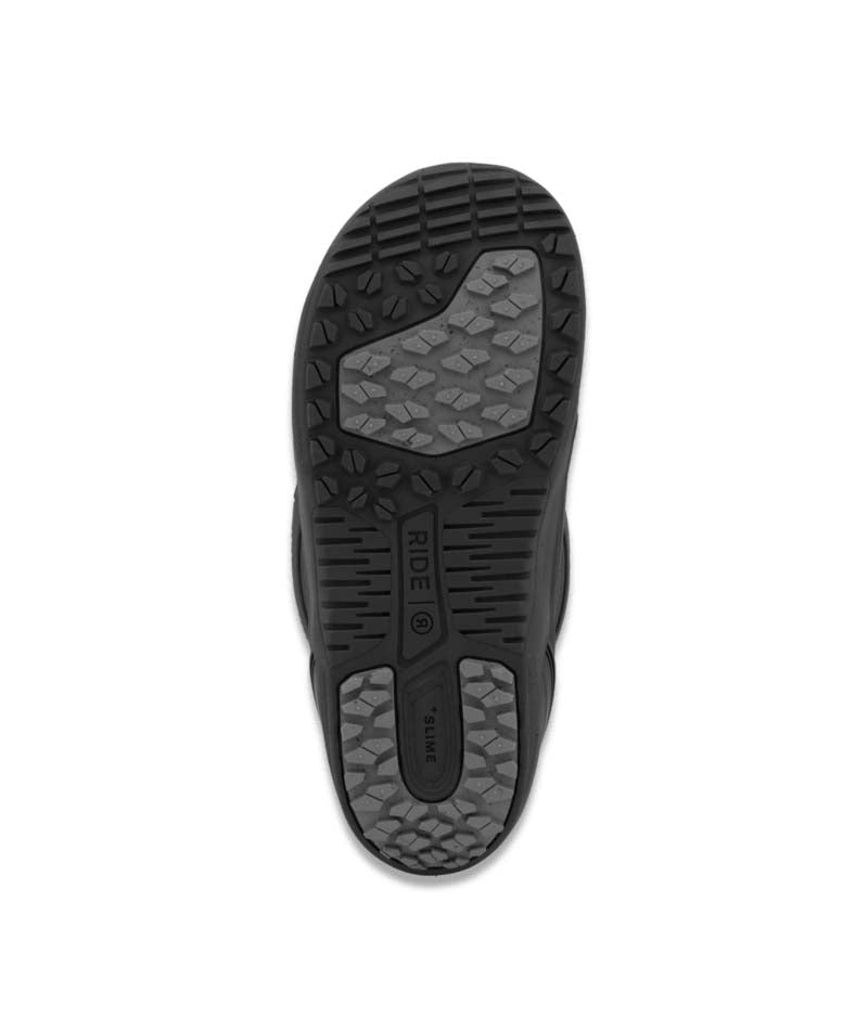 Anthem- Black snowboard boot on a white background