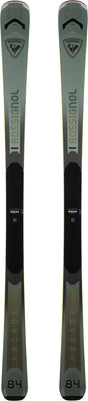 Arcade84Flat- Green ski on a white background 