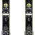 Arcade84_Konect- Green ski with system binding on a white background 