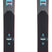 Arcade88Flat- Blue ski on a white background