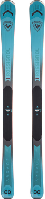Arcade88Flat- Blue ski on a white background