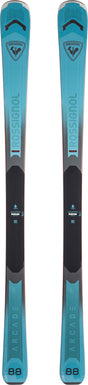 Arcade88Flat- Blue ski on a white background