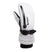 WArrcticMitts-White ski glove with black strap and visible brand logo on a white background