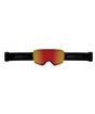 ArticleII-Giro ski goggles with red lens on a white background