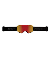 ArticleIIAF-Giro ski goggles with red lens on a white background