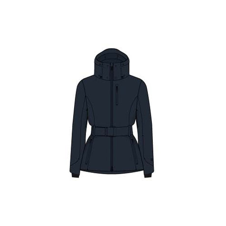 AshtonJacket2.0- Navy ski jacket on a white background