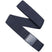 Atlas-Navy blue belt with a buckle on a white background
