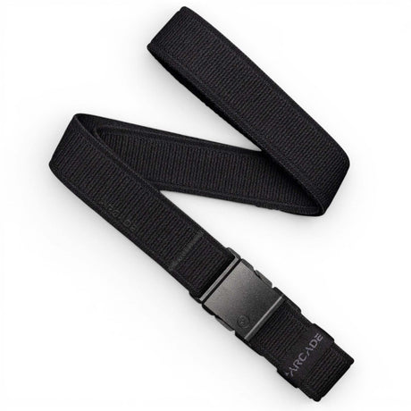 AtlasSlim-Black belt on a white background