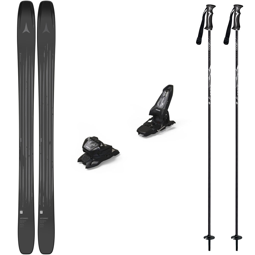 Atomic Maverick 105 CTI Mens Skis 2026 with Marker Griffon 13 Bindings Ski Package