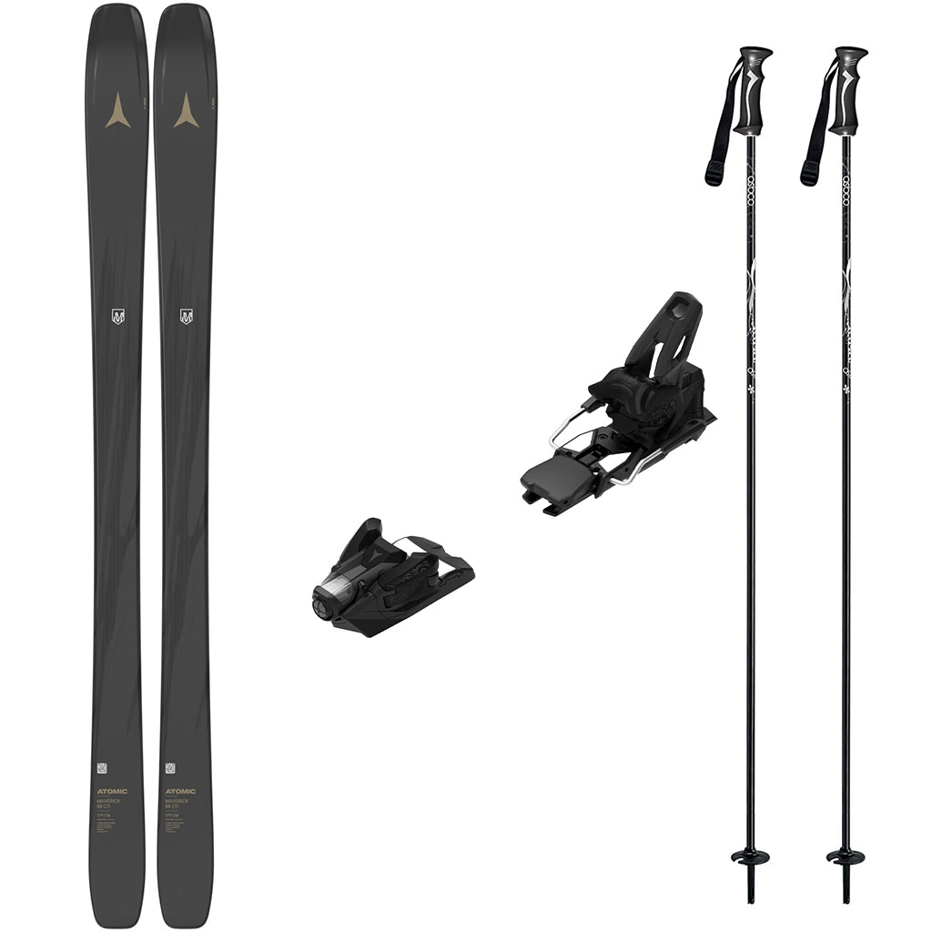 Atomic Maverick 88 CTI Mens Skis 2027 with Strive 12 Bindings Ski Package