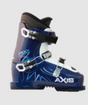 Axis3.0SkiBootsJunior- Blue and white ski boot on a white background