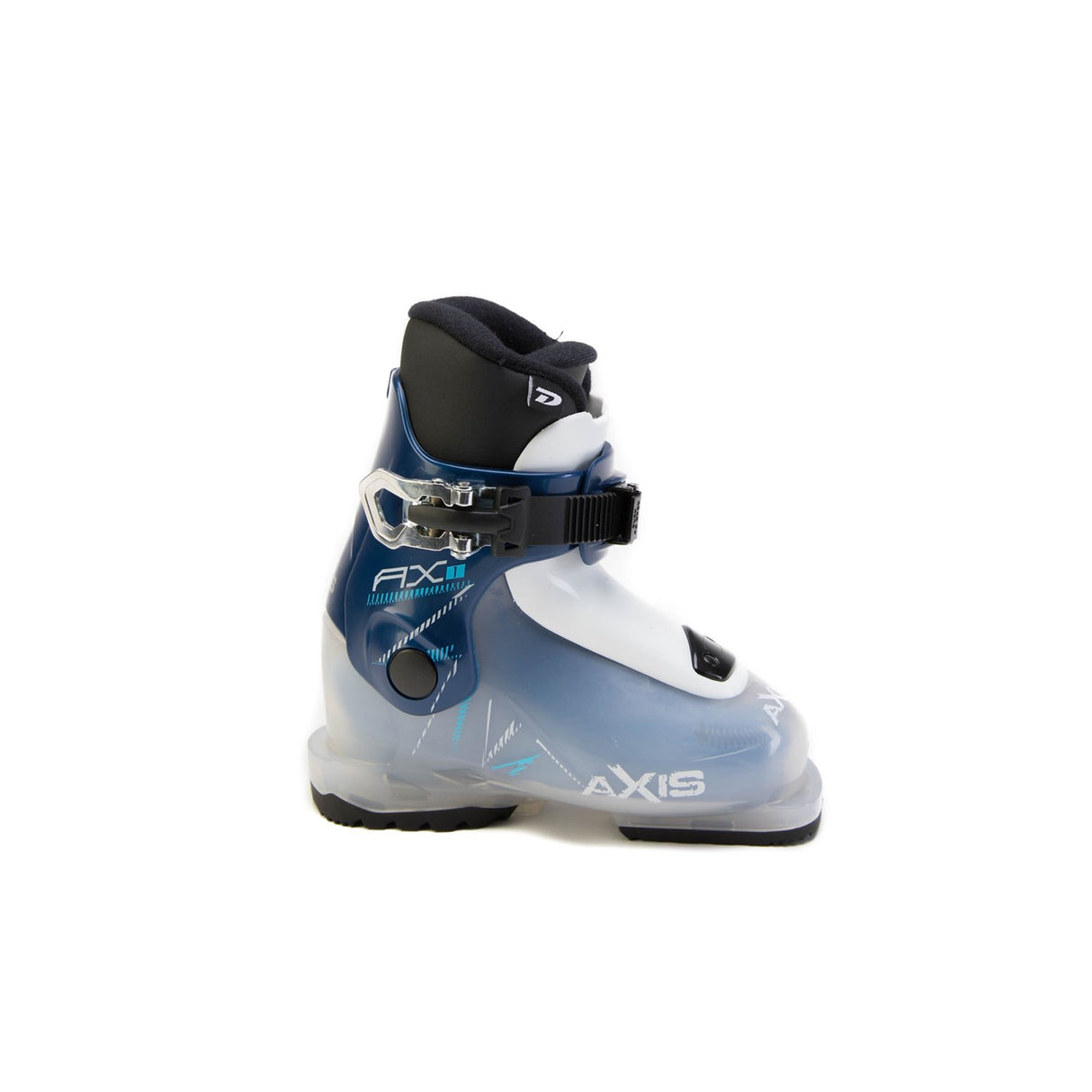 AxisAX-1SkiBootsKids- Kids ski boot on a white background