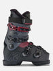 BFC95- Gray ski boot with red accents on a white background