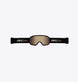 BusterGoggle- Giro goggle with a black and white band and an amber rose lens