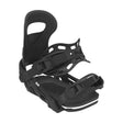 BMX-Black snowboard binding on a white background