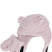 BabyBearSet-Pink fuzzy hat and matching gloves on a white background