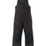 BakerBibJr.-Black bib overalls on a white background