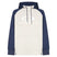 BarkDWRHoody-Hoodie with navy sleeves and white body featuring Oakley logo on a white background