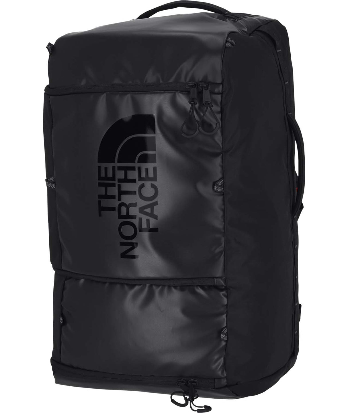 BaseCampGearandBootPack-Black The North Face backpack on a white background